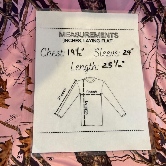 Energy Zone Pink Camo Long Sleeve Shirt - Size L - Picture 3 of 6